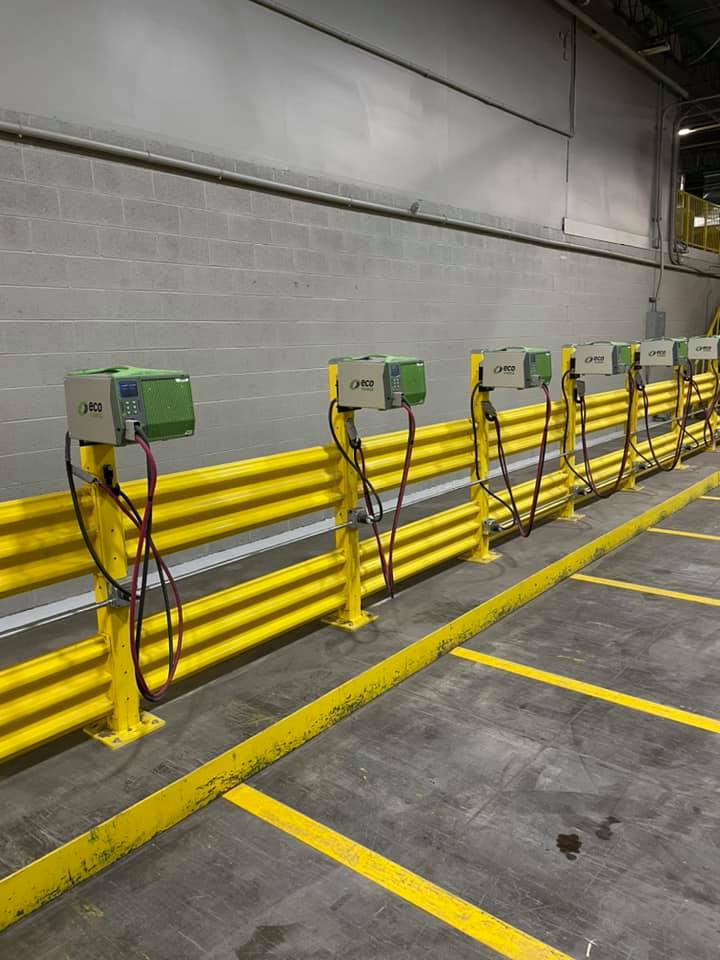 ECO Charger Stations Raymond Forklift - Battery Power Systems, Inc