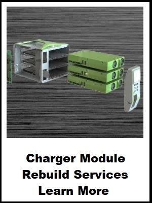 Forklift battery modular charger repair